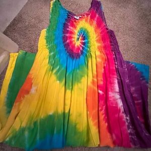 NWOT Sundress Tie Dye Pattern